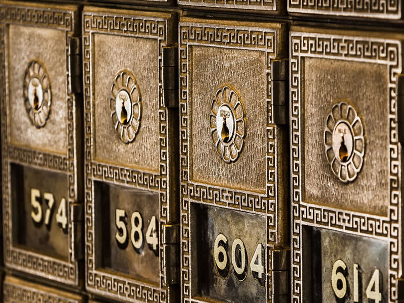 Private banking security box